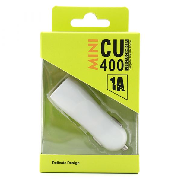 SKYHE Transmissor para carro ,1A, USB, SKYHE MINICU400 BRANCO - 8434010348098