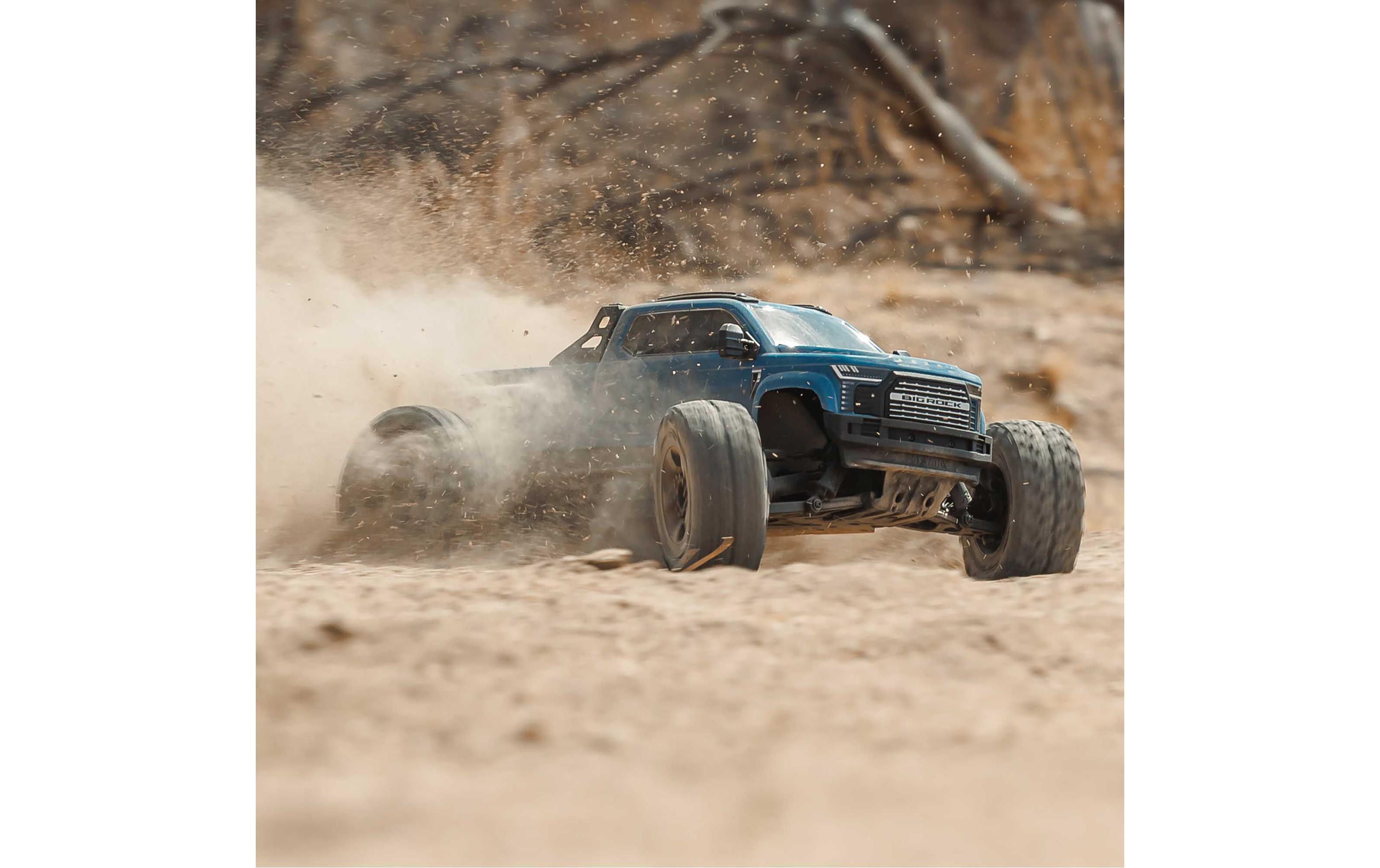 Monster Truck Big Rock BLX 223S, Blau ARTR, 1:10<br>4 x 4 Off-Road Model