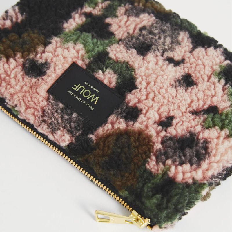 Pochette large 22 cm en Teddy Margot