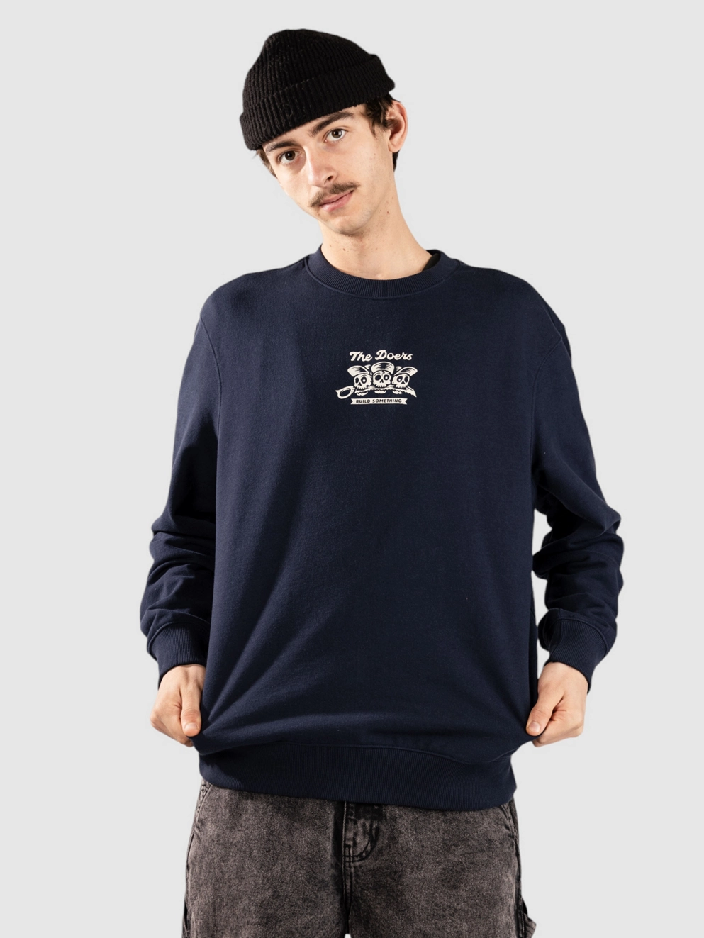 Element Timber Skeleton Gang Crew Sweater eclipse navy