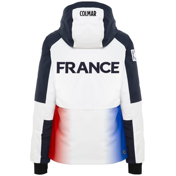 Veste de ski COLMAR LADIES INSULATED JACKET REPLICA WHITE/BLUE BLACK/ABYSS