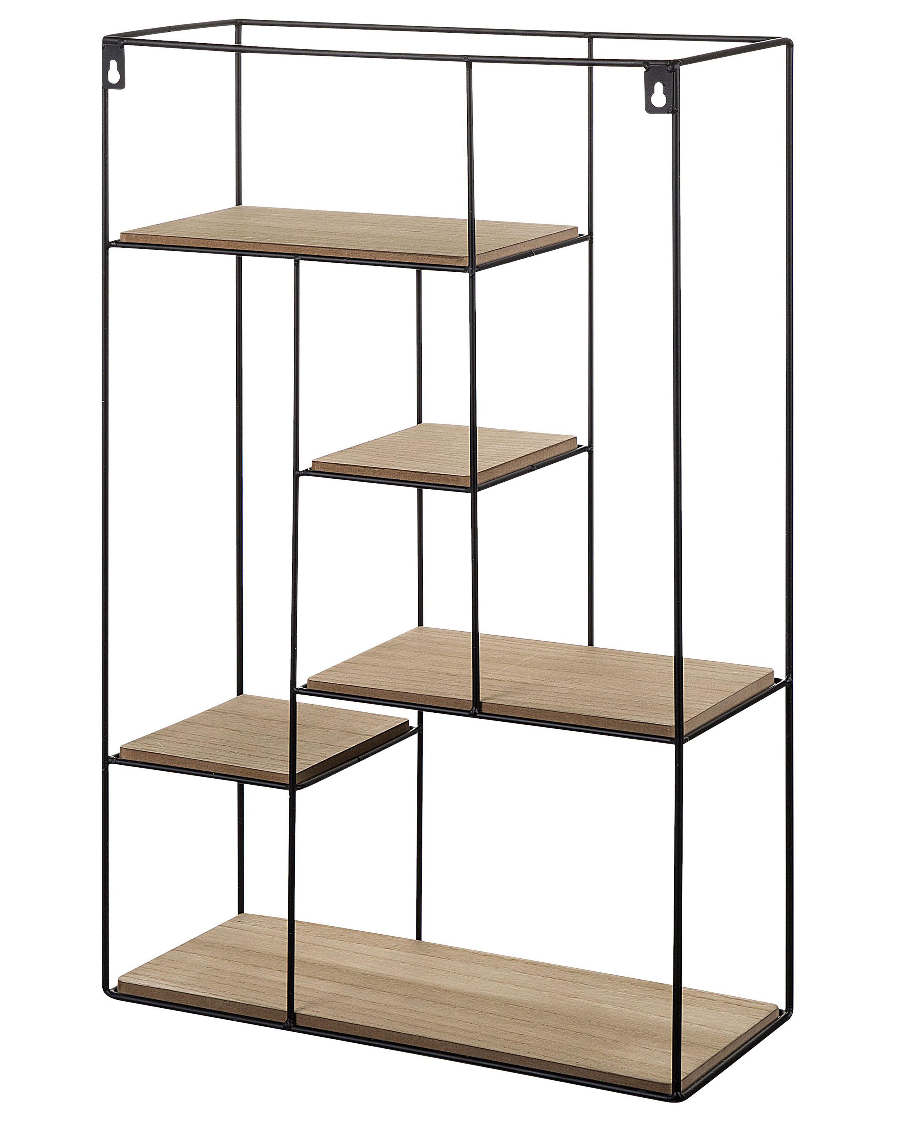 Wandplank LAUREL Zwart