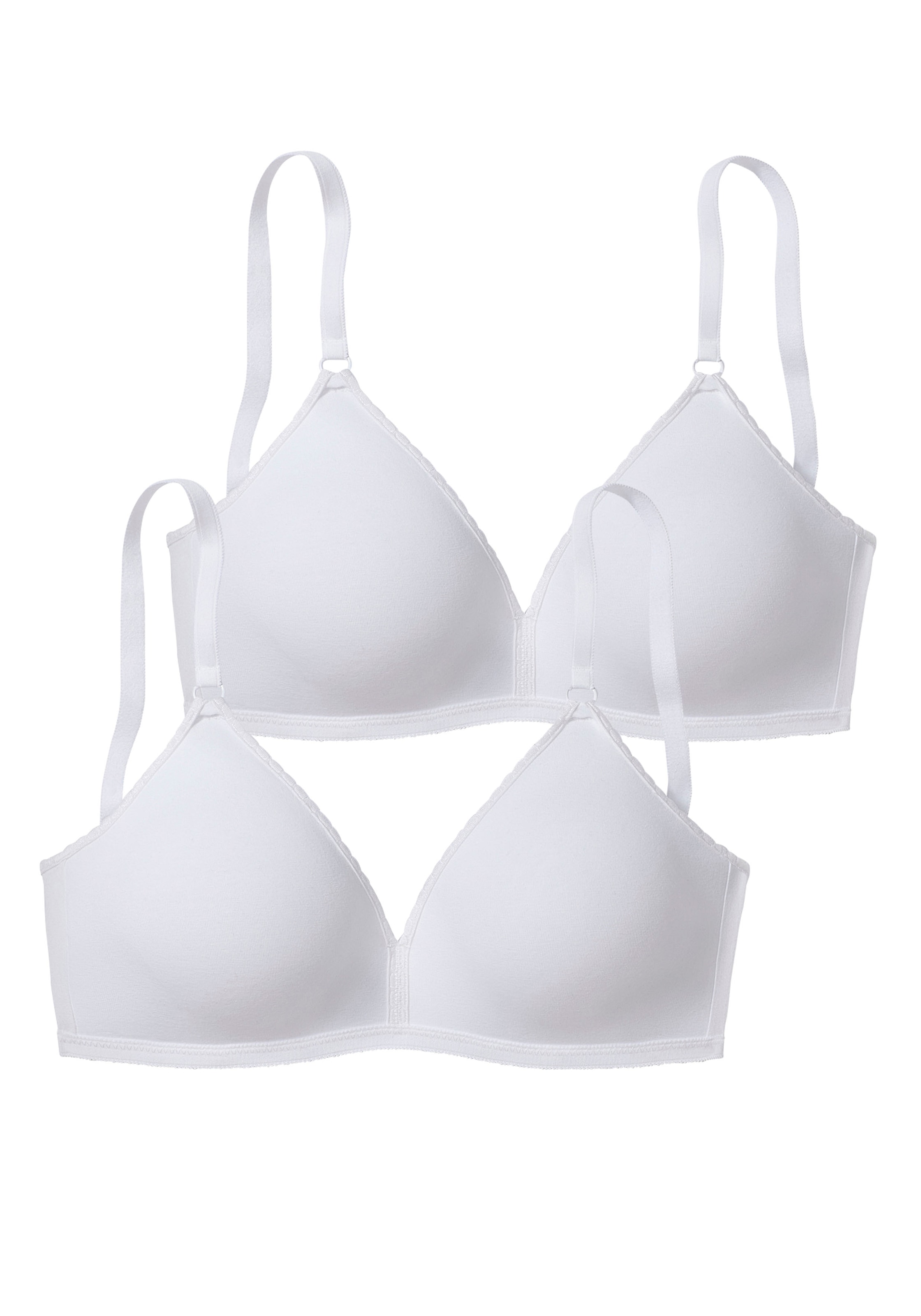 petite fleur Soft-BH, 2 Stücker Packung, ohne Bügel, im Triangel Schnitt