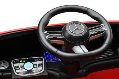 Mercedes-Benz EQS SUV Elbil, Rød