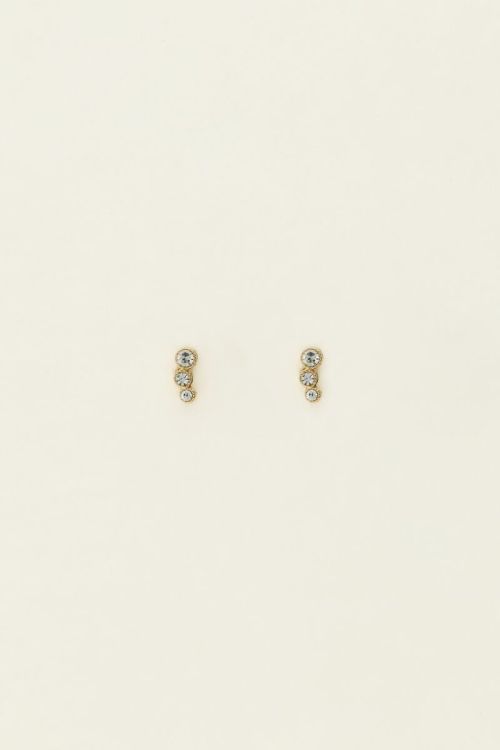 Universe studs met zilverkleurige rondjes