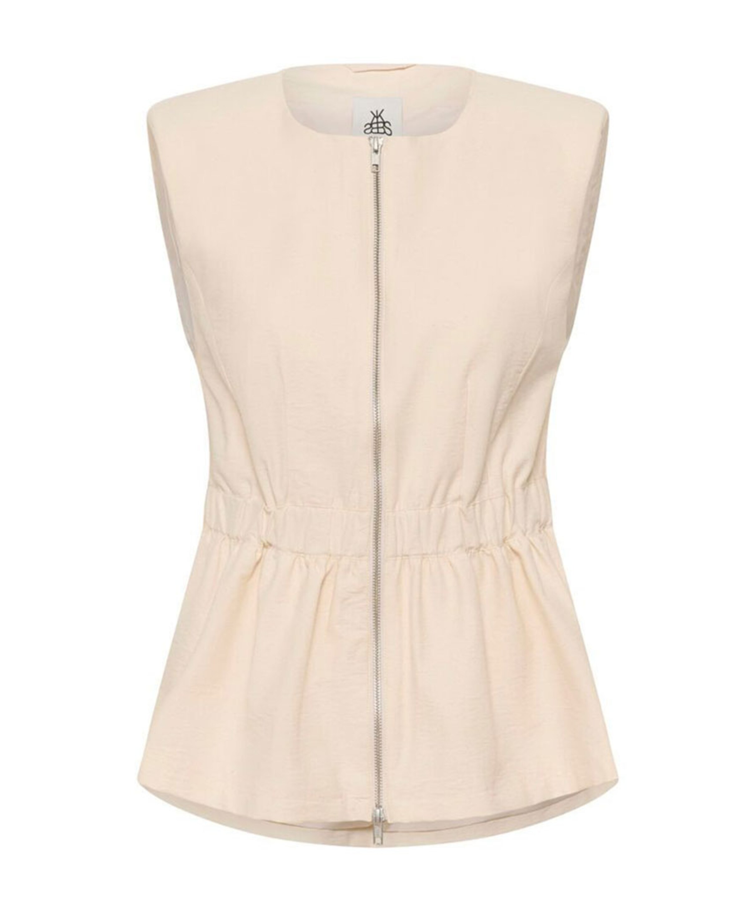 Karen By Simonsen Dames gilet ecru