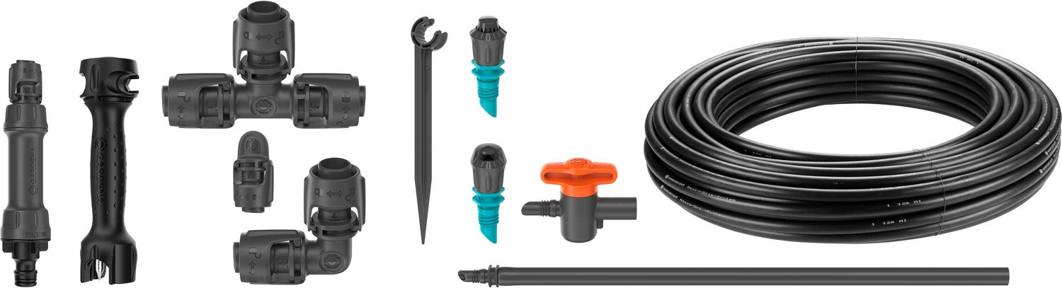 Gardena Micro Drip systeem druppelaar startset bloembedden en moestuinen 60 m²