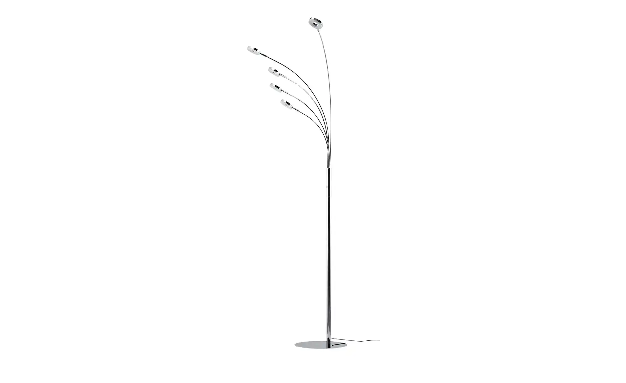 KHG LED-Bogenleuchte, 5-flammig, chrom