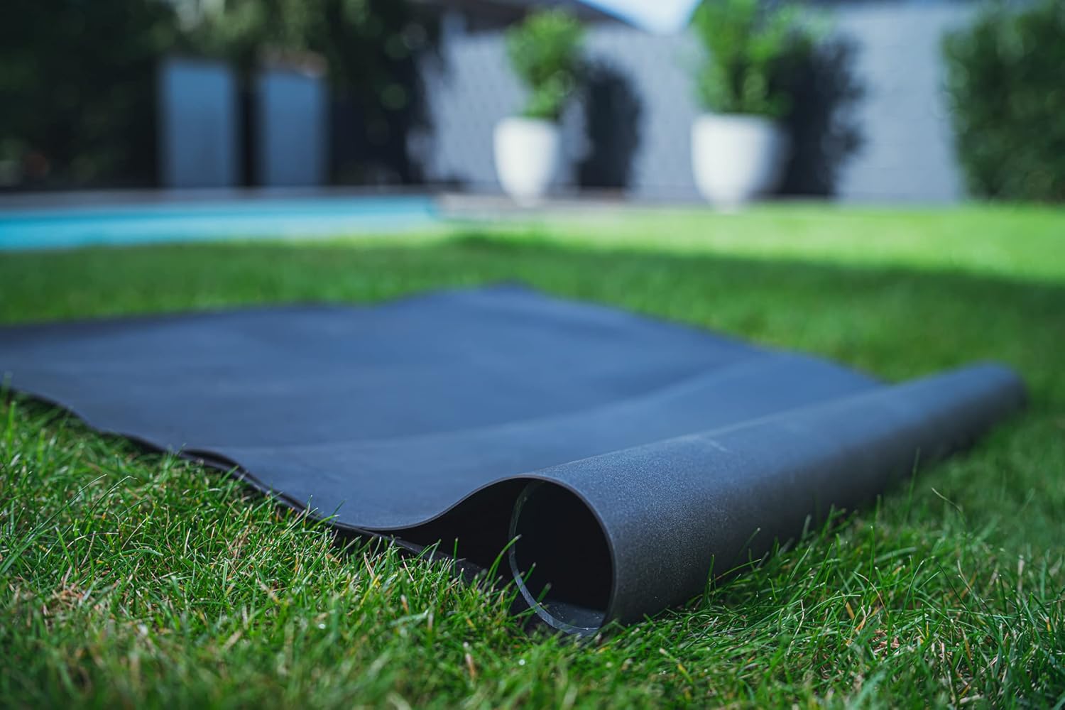 EPDM Teichfolie 9x5m hochelastische langlebige Teichfolie 1mm EPDM Folie 9x5m für Teich Schwimmteich Hochbeet Badeteich