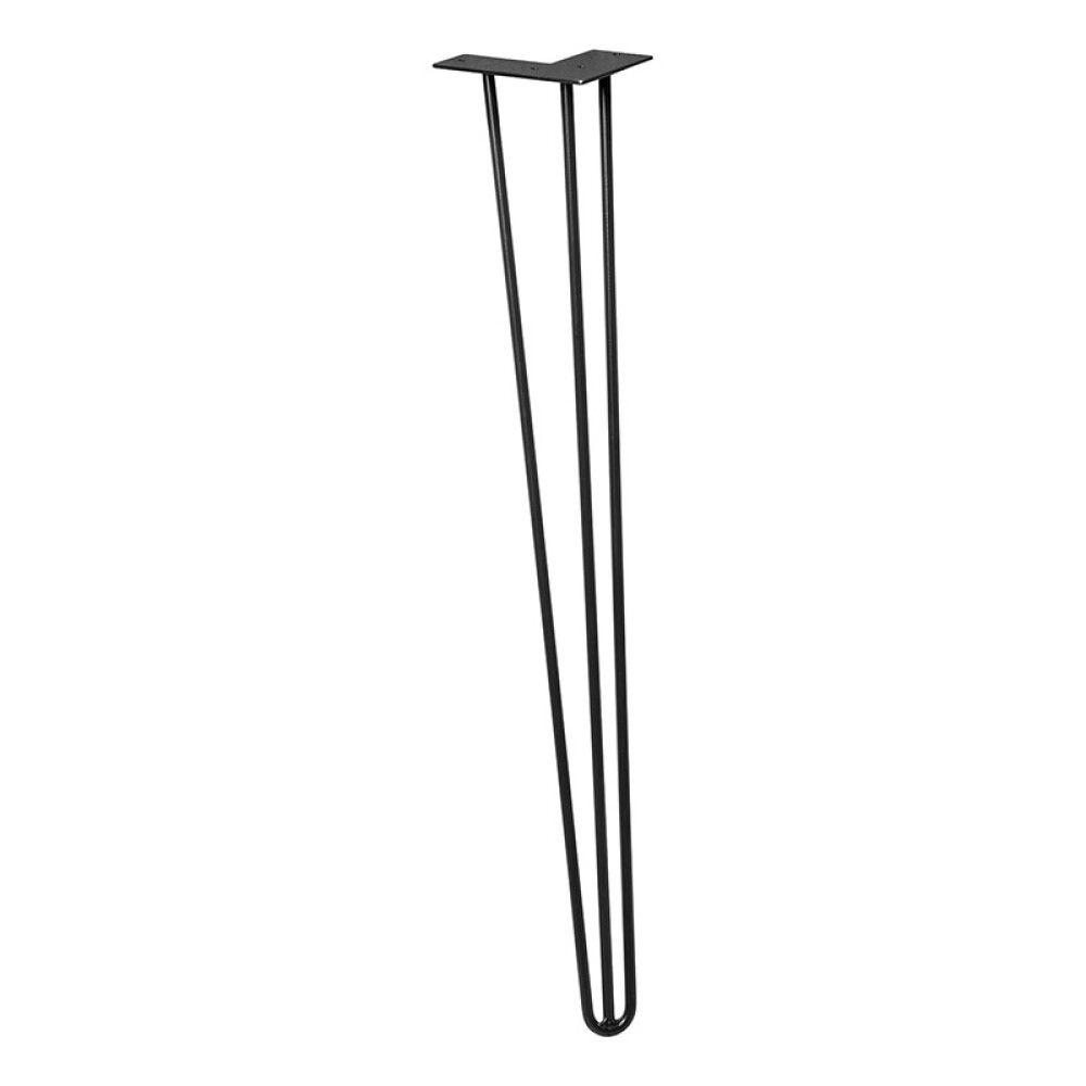 MØBELBEN WAGNER HAIRPIN 710MM SVART