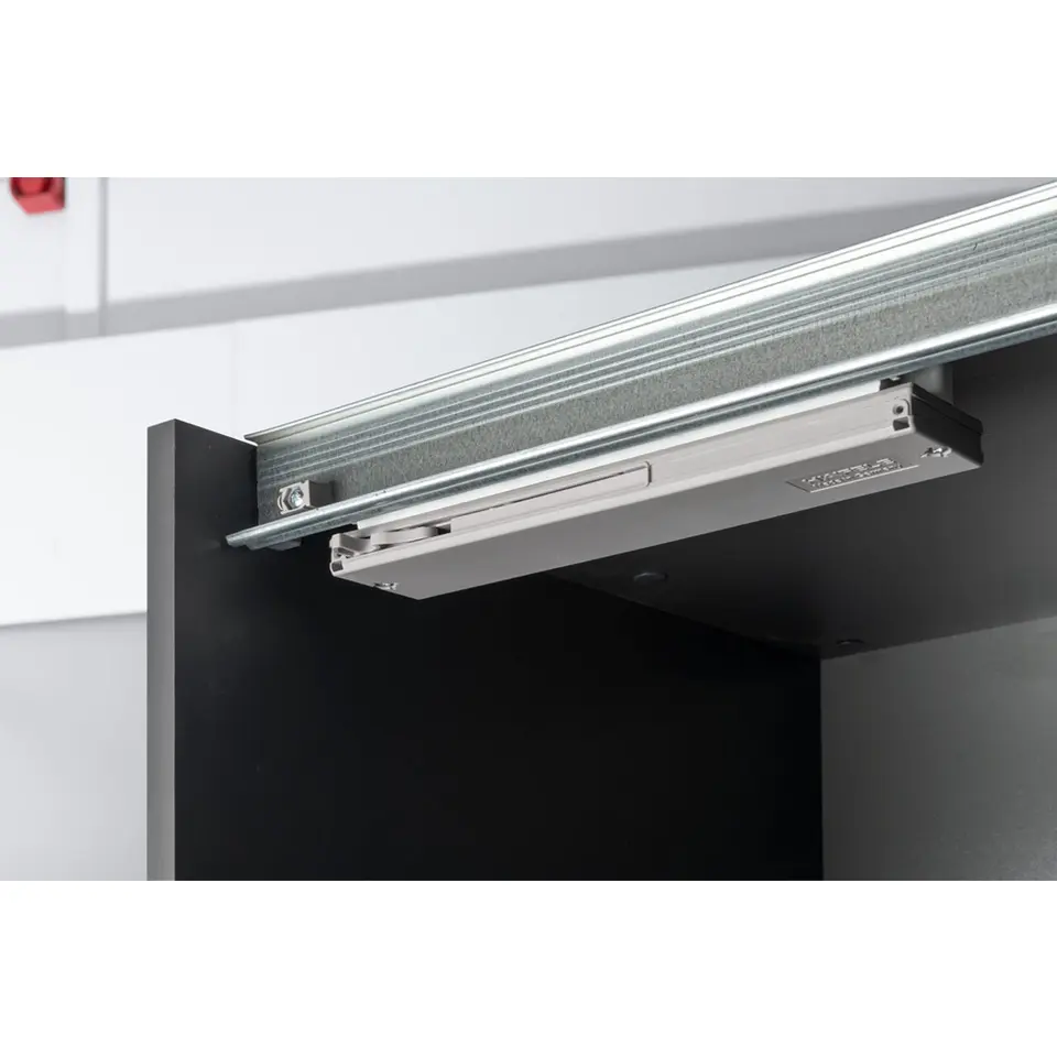 Schuifdeurkast Genua - antraciet - 204x150x60 cm