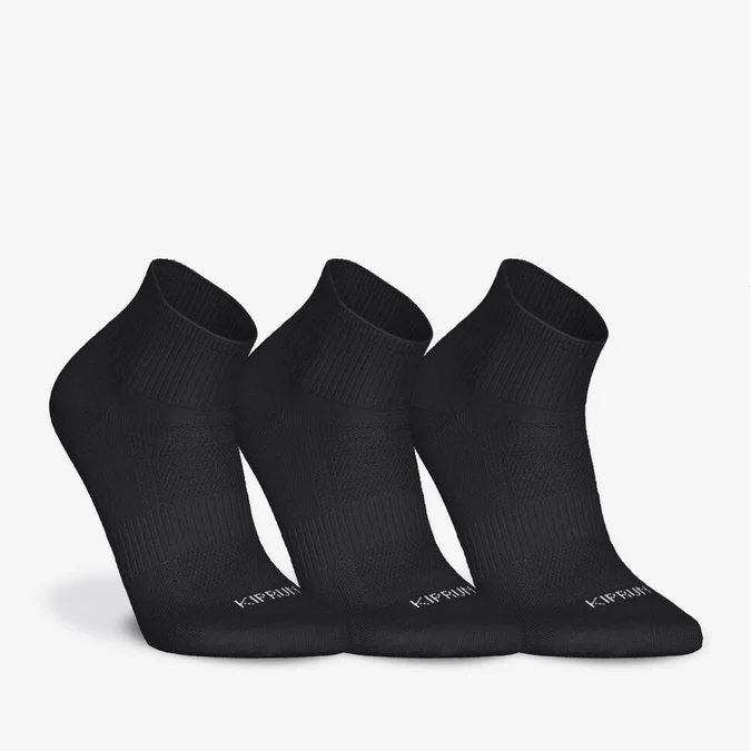 Decathlon Kiprun - Pacote com 3 pares de meias Kiprun Run 100 Mid