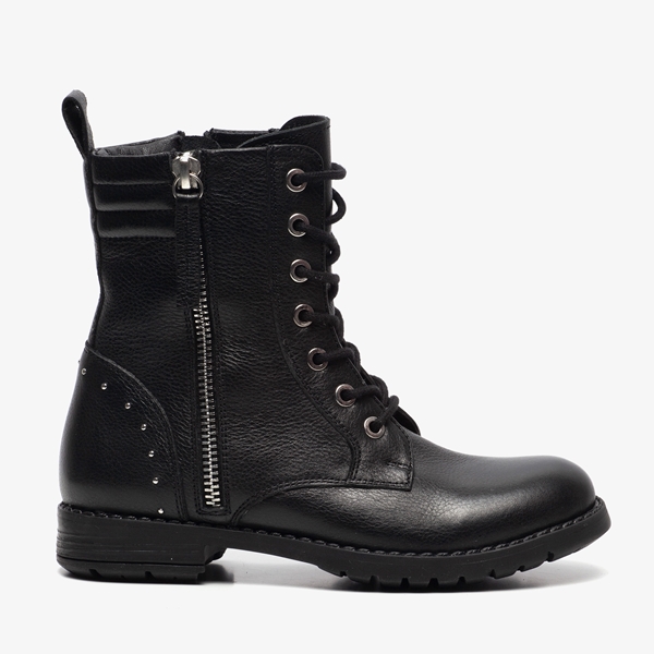 Hush Puppies leren meisjes veterboots