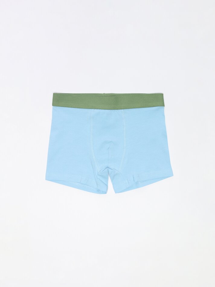 Pacote com 7 cuecas boxer estampadas - Cores Variadas