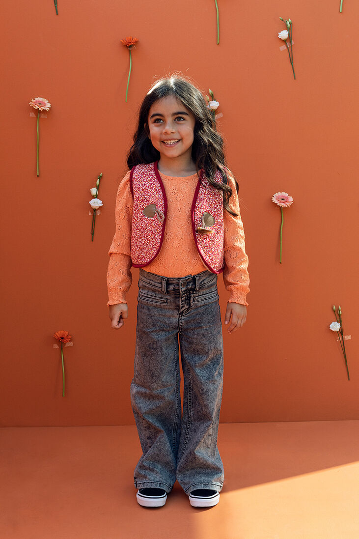 LOOXS rode looxs gilet little floral gilet