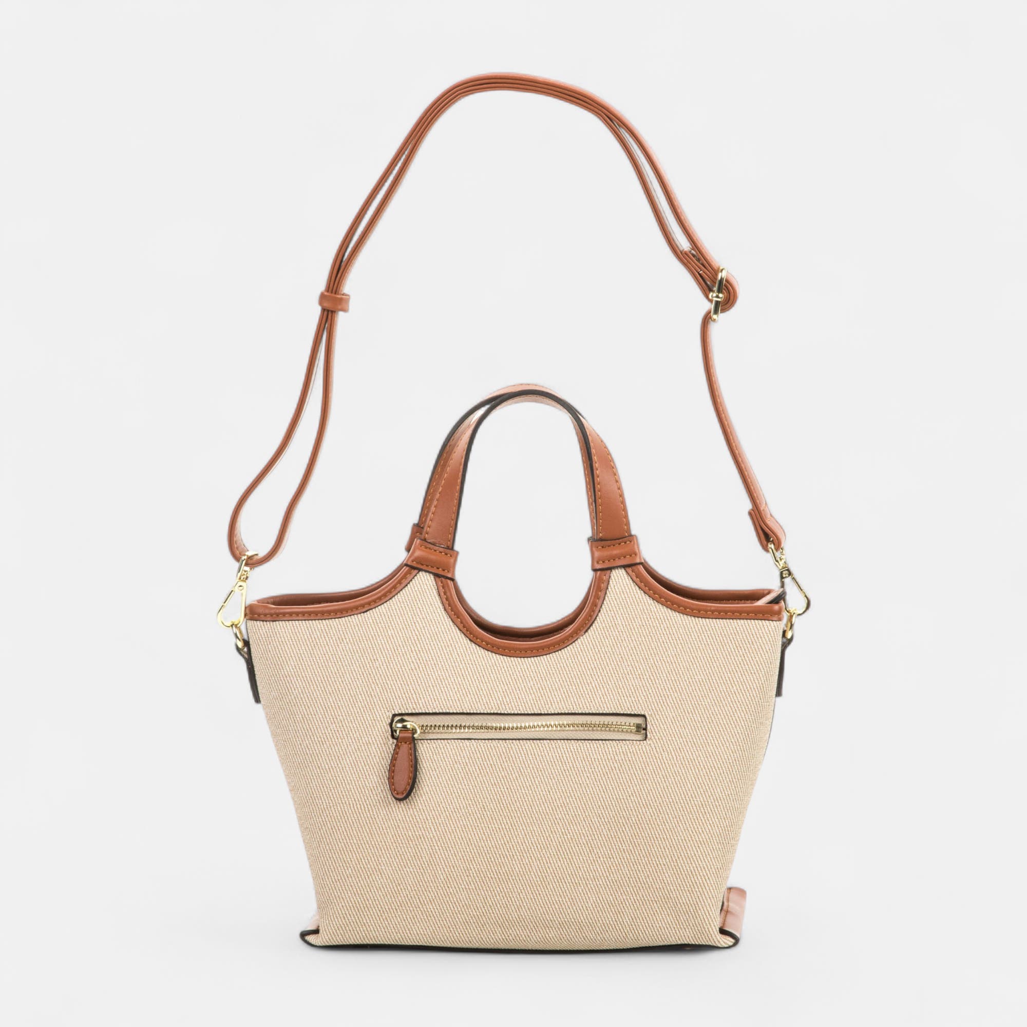 Sac à main beige