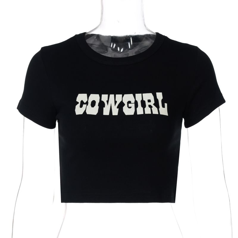 MOONGATE - T-shirt met korte mouwen en letters
