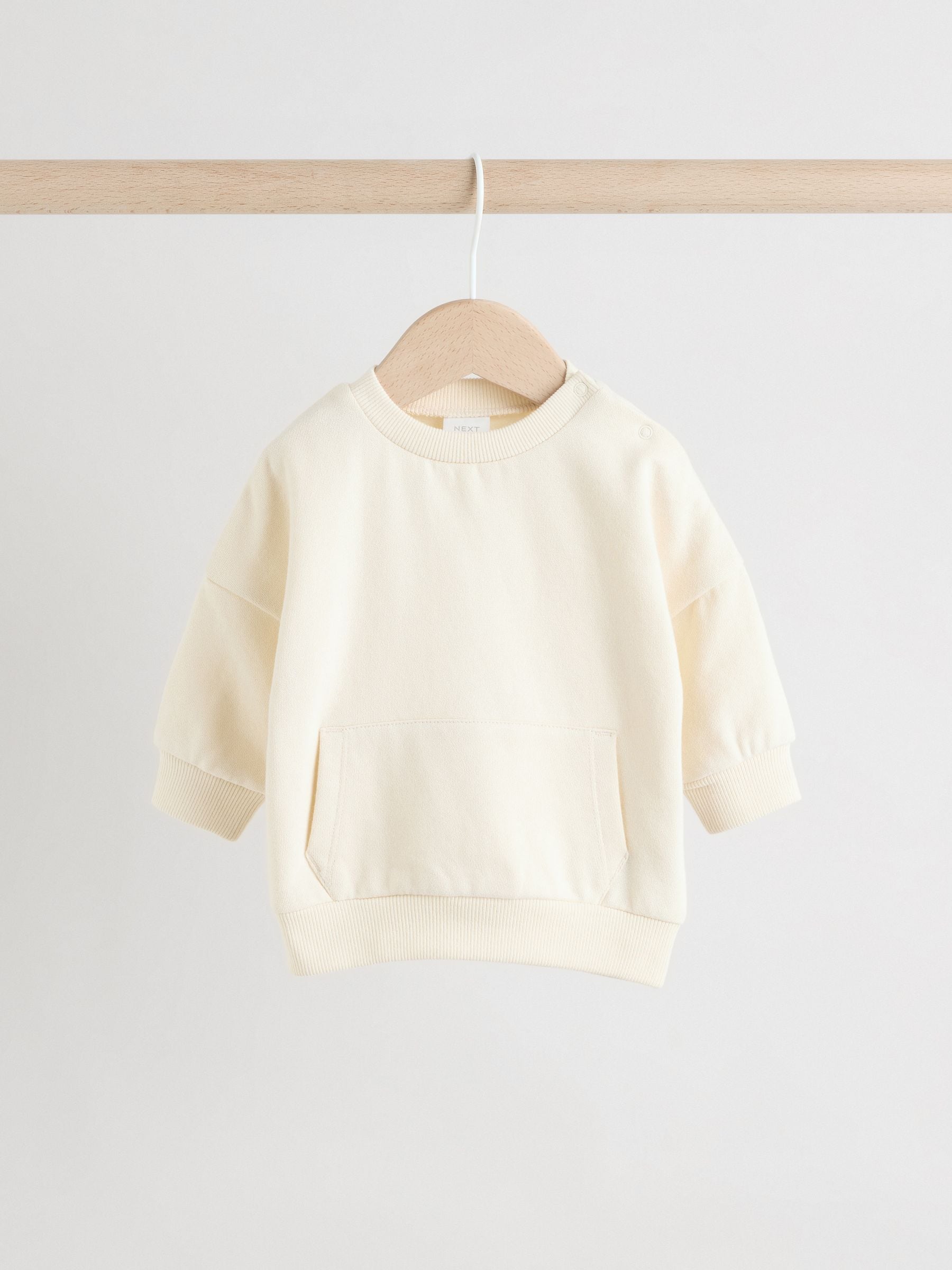 Neutraal - Baby Sweatshirt en Joggingbroeken Set 6 stuks (0mnd-3jaar)