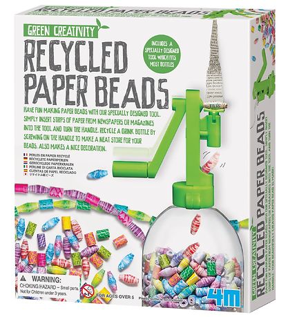 4M - Green Kreativität - Recycelte Papierperlen