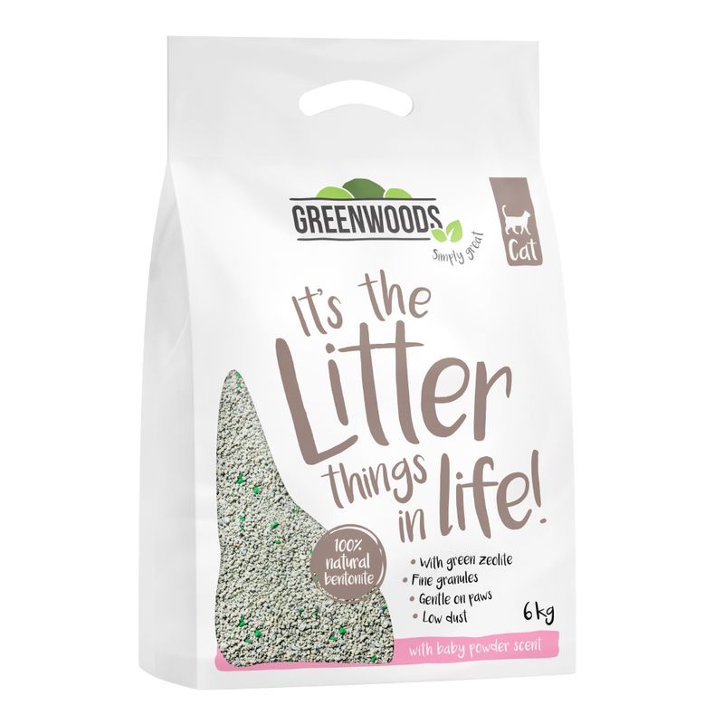 Litière Greenwoods en argile naturelle et zéolite
