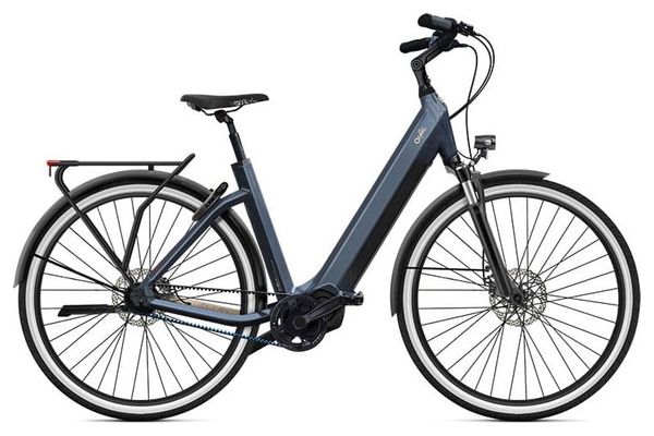 Vélo de Ville Électrique O2 Feel iSwan City Boost 8.1 Univ Shimano Nexus Inter 5-E Di2 5V 432 Wh 28'' Gris Anthracite - Produit Reconditionné