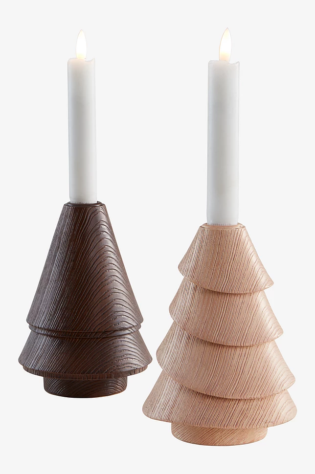 WOODY lysestake 2-pk