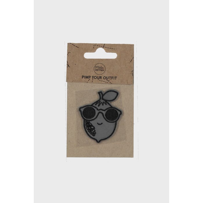 Atelier Veritas-Reflecterende patch met citroen 5,5x4,5cm