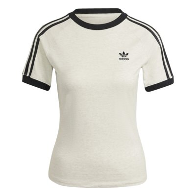 Tee-shirt à manches courtes femme 3 bandes ADIDAS