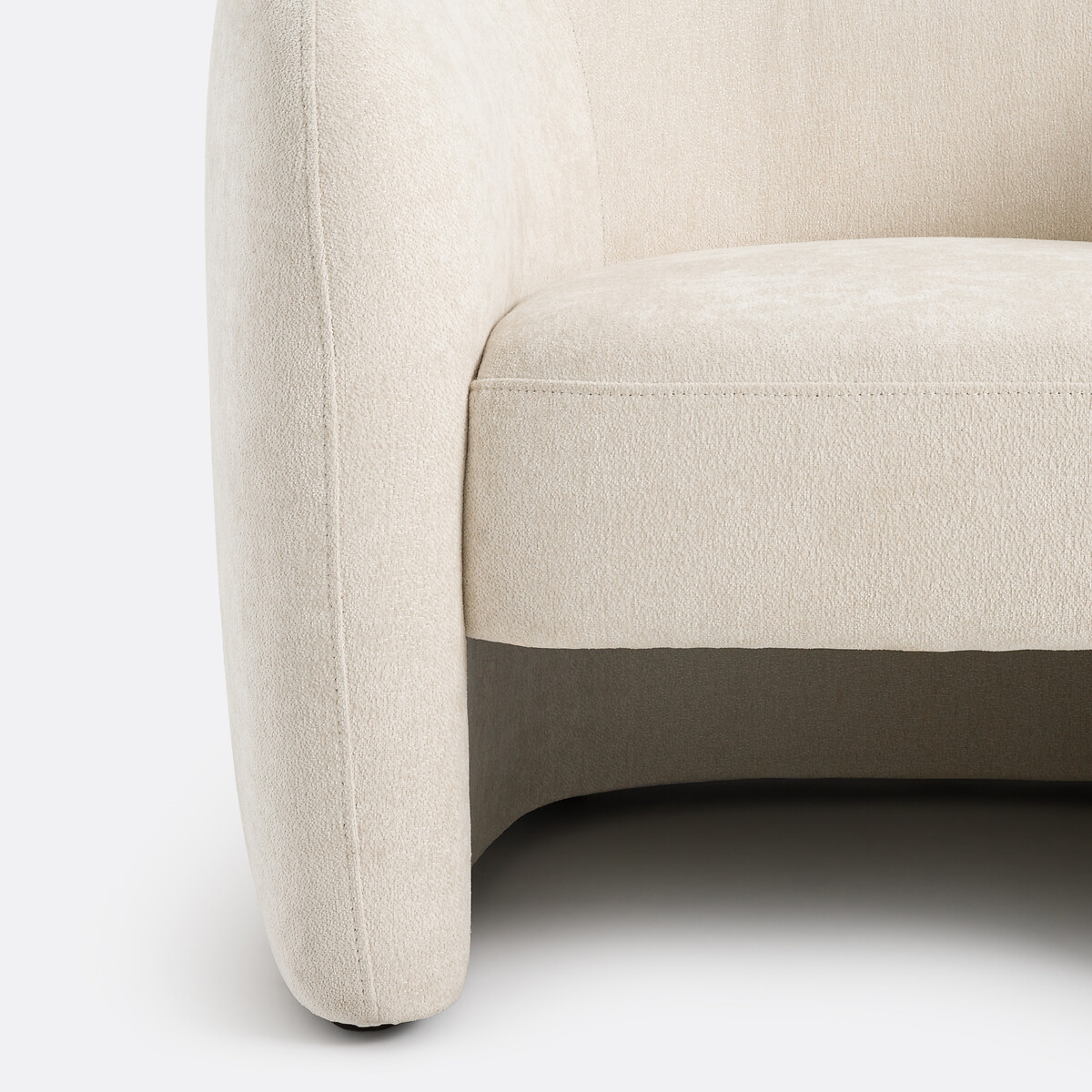 LA REDOUTE INTERIORS<br>Poltrona em chenille fino, LANDINE