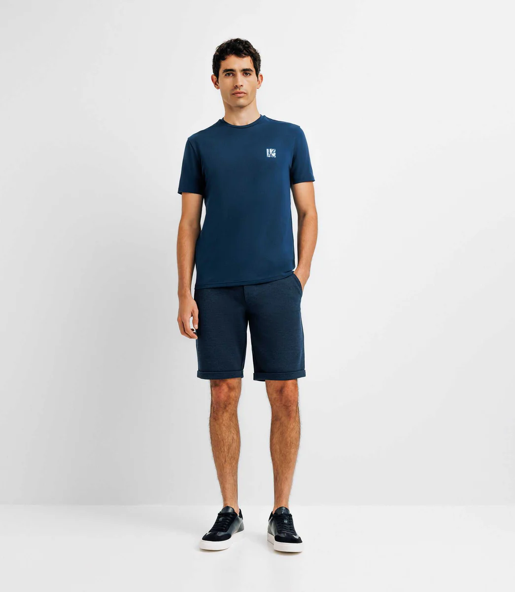 T-shirt avec imprimé marine