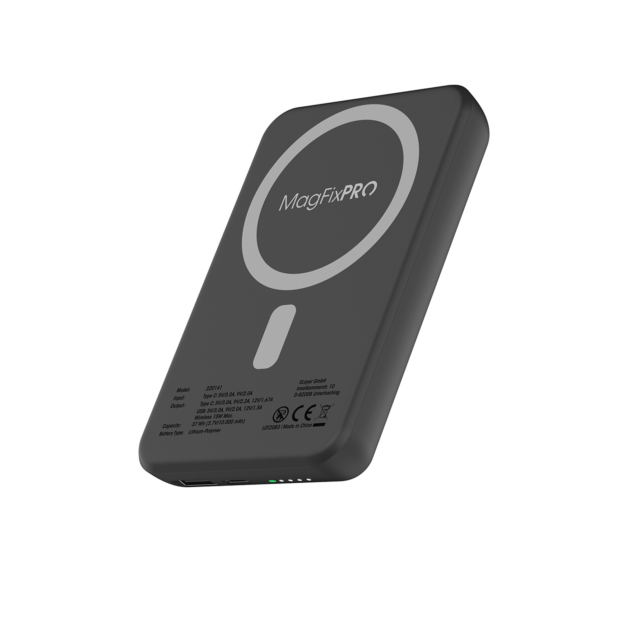 Xlayer Magfix Pro Wireless Powerbank I 10000mAh PD 20W I MagSafe I Magnetisch