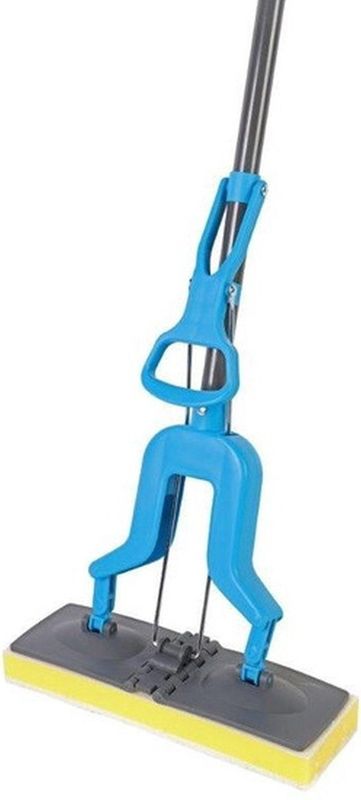 Vloermop / Vloermopset 125 cm - Inclusief Spons en Uitknijpfunctie