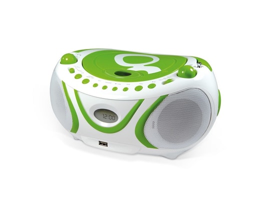 METRONIC - Radio CD-MP3 FM Gulli avec port USB - Vert