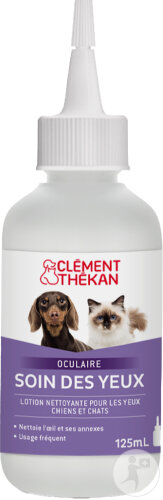 Clément Thékan Lotion Nettoyante Pour Les Yeux Chiens Et Chats 125ml