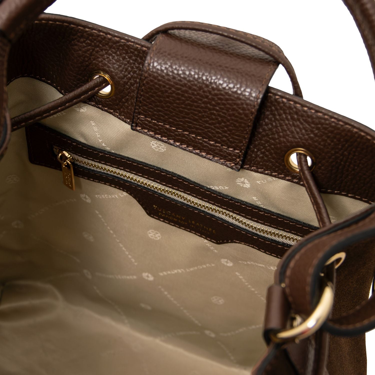 TL142476 – Minerva – leren bucket bag