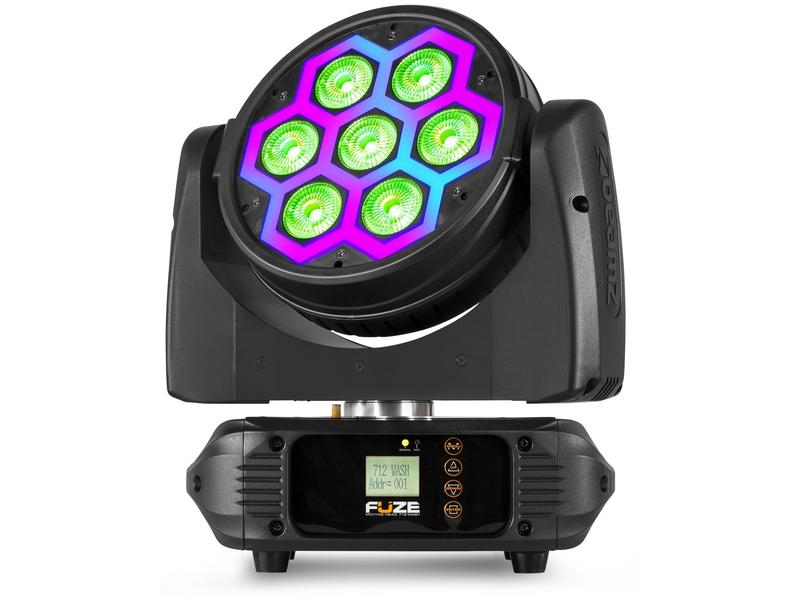 BeamZ Moving Head Fuze712 Kompakter Moving Head Wash mit SMD-LED-Effekt