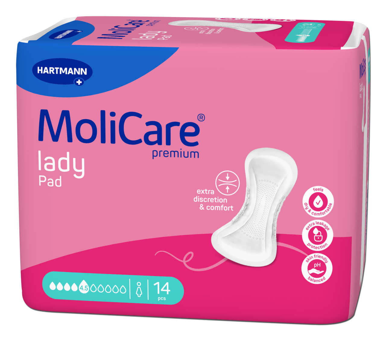 MOLICARE Premium Lady Pad<br>14 Stück, Beutel, 4.5 Tropfen