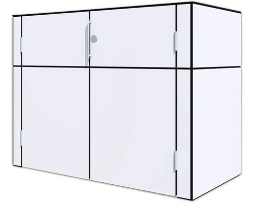 Tuinkast Bertilo HPL dressoir 155 x 75 x 116 cm wit