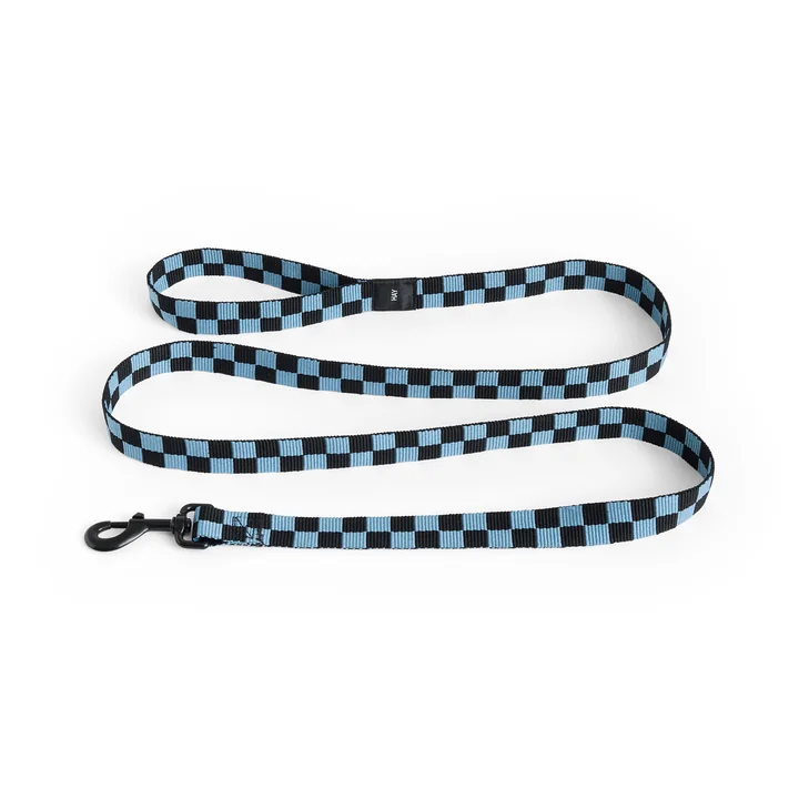 HAY - Dogs Hundeleine, M/L, Check, blau / schwarz