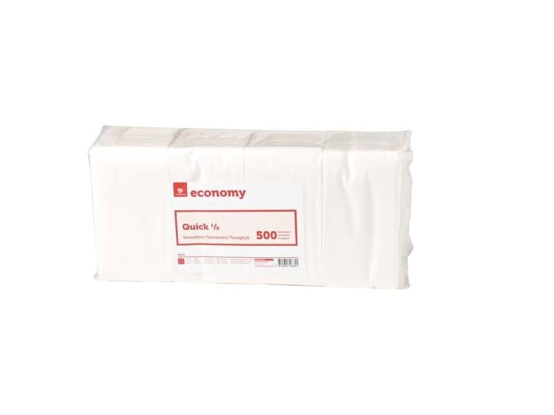 Haushaltsware Papierservietten Quick 33 cm x 33 cm, 500 Stü Servietten