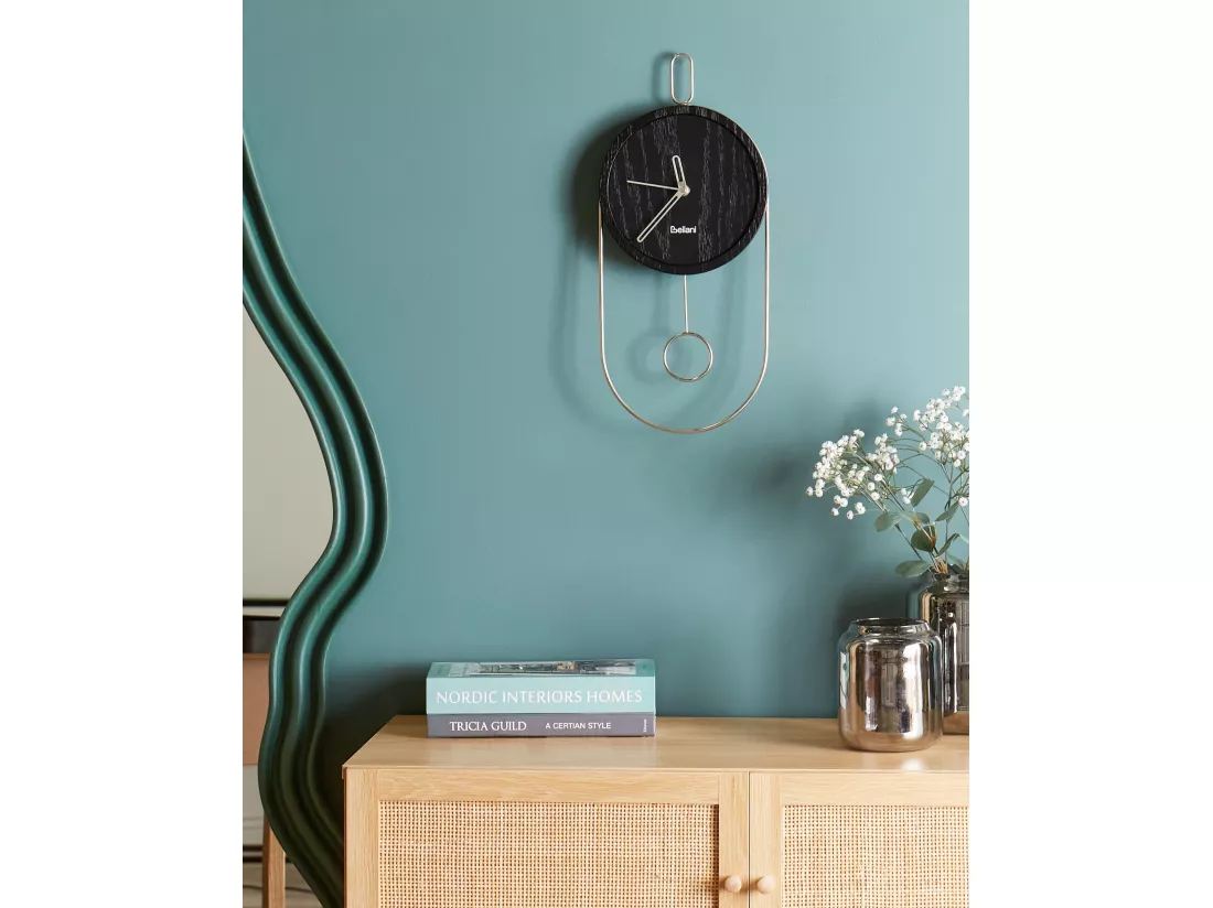 Horloge murale SIERRE 20 cm Noir
