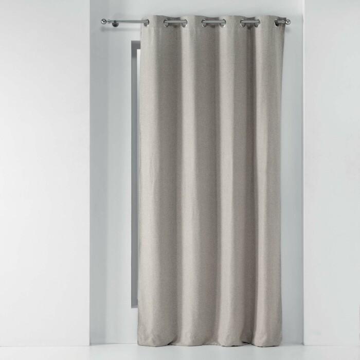 RIDEAU A OEILLETS 135X240CM UNI CHINEA LIN