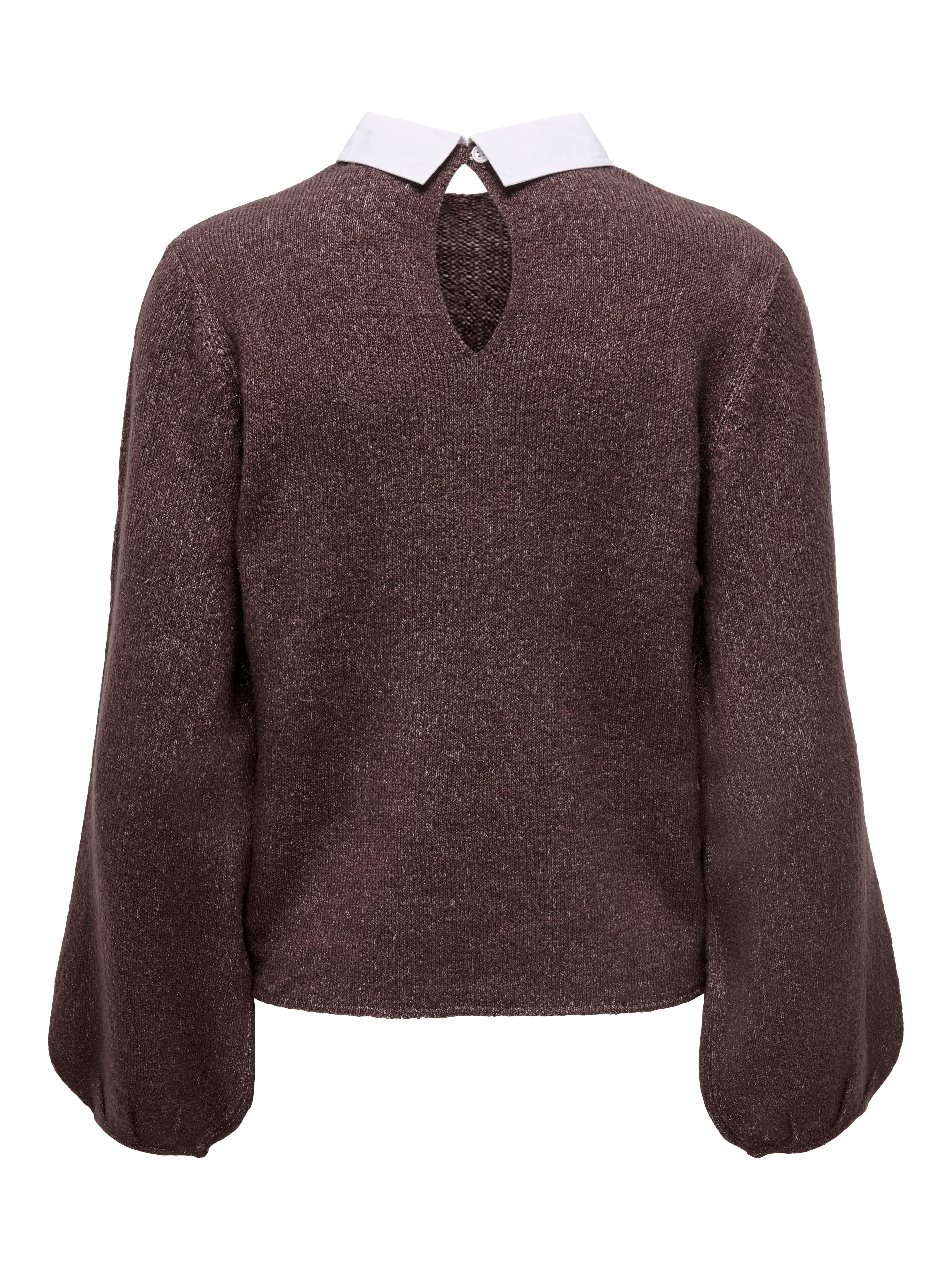 JDYDREA Strickpullover Brown Stone