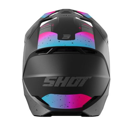 Casque cross Shot FURIOUS - MIRAGE 2025 - Bleu / Rose