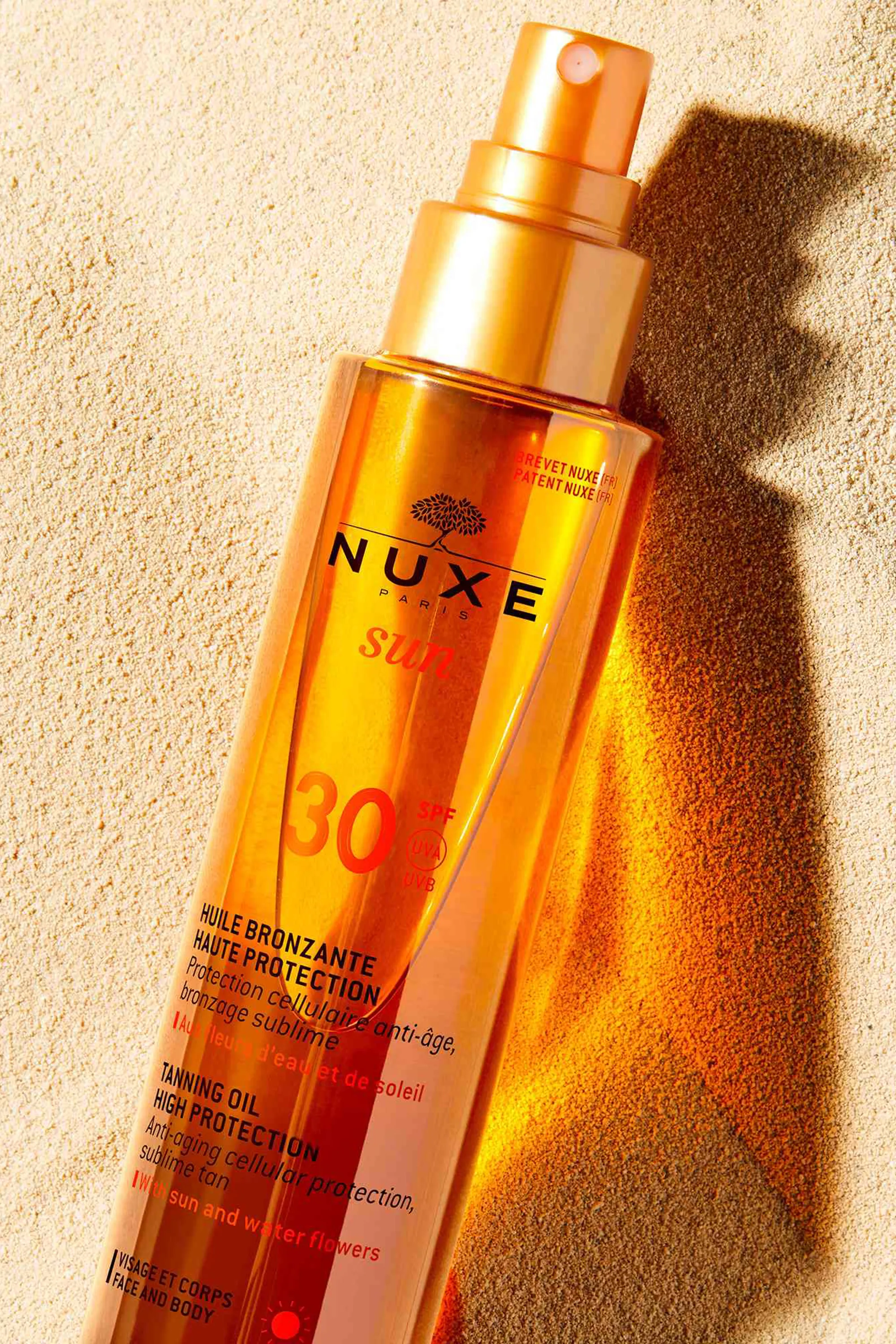 Nuxe Huile bronzante haute protection SPF30 Nuxe Sun-150 ml