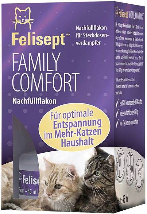 Felisept - Family Comfort - Navulflacon - 45ml - Kalmeringsmiddel voor Katten