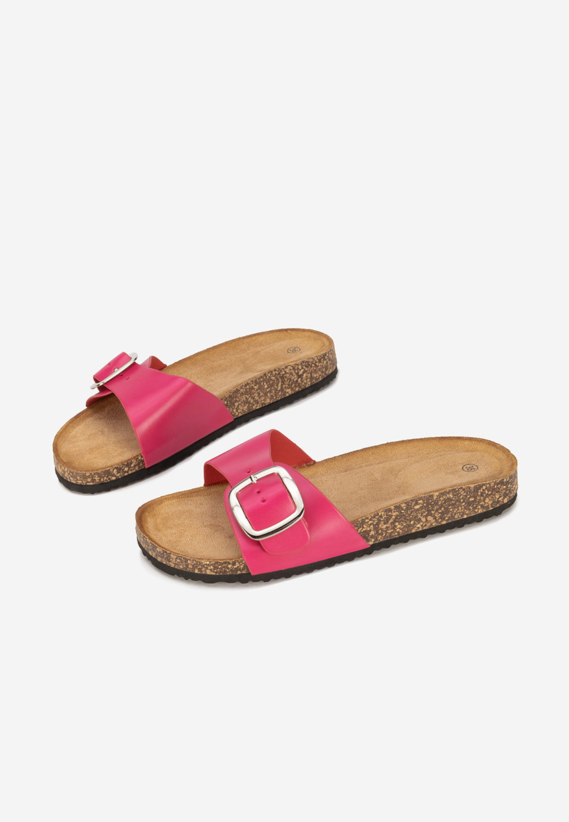 Mules femme fuchsia Evet V3