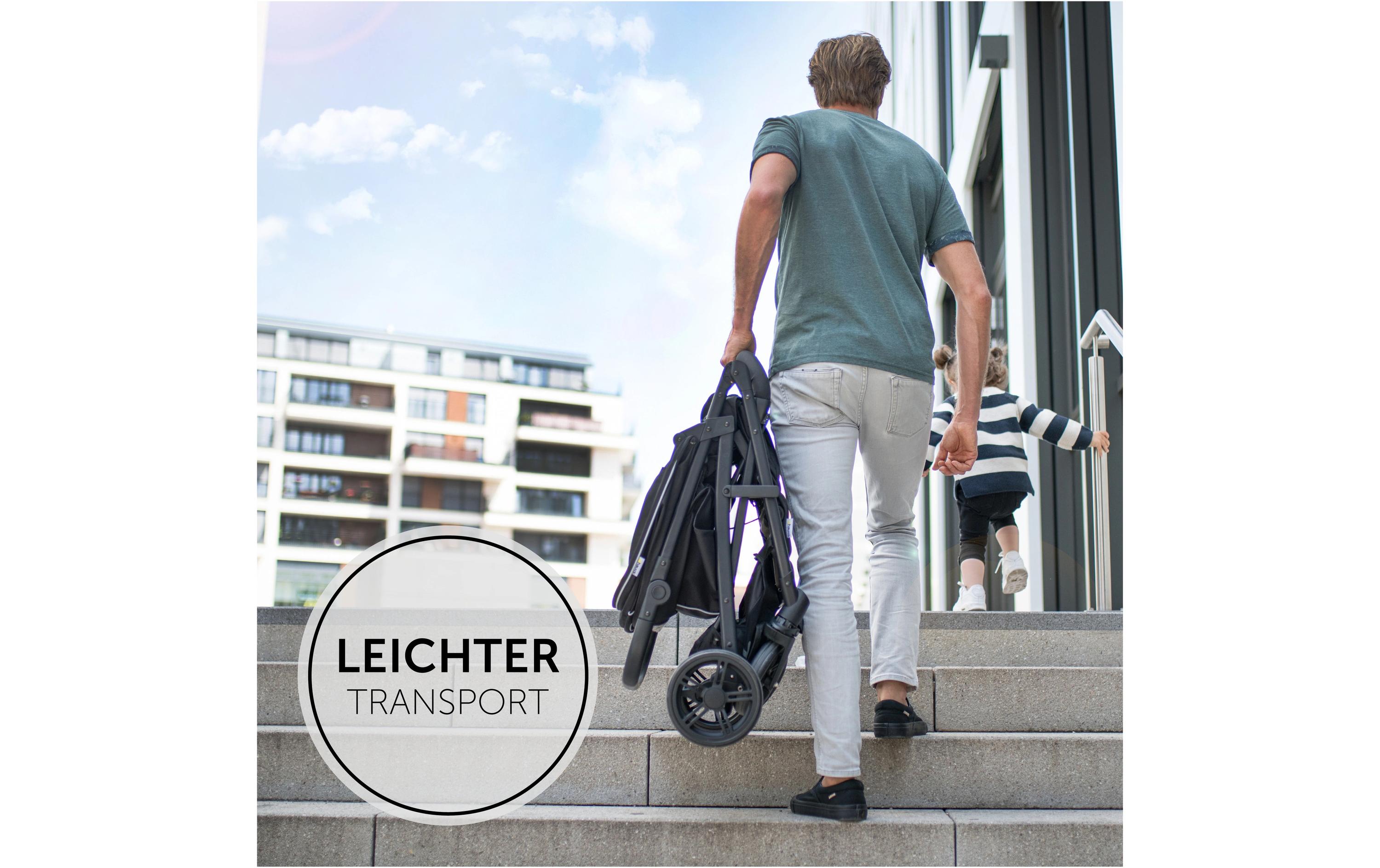 Buggy Rapid 4 Grey<br>Der ideale Buggy für den urbanen Familienalltag