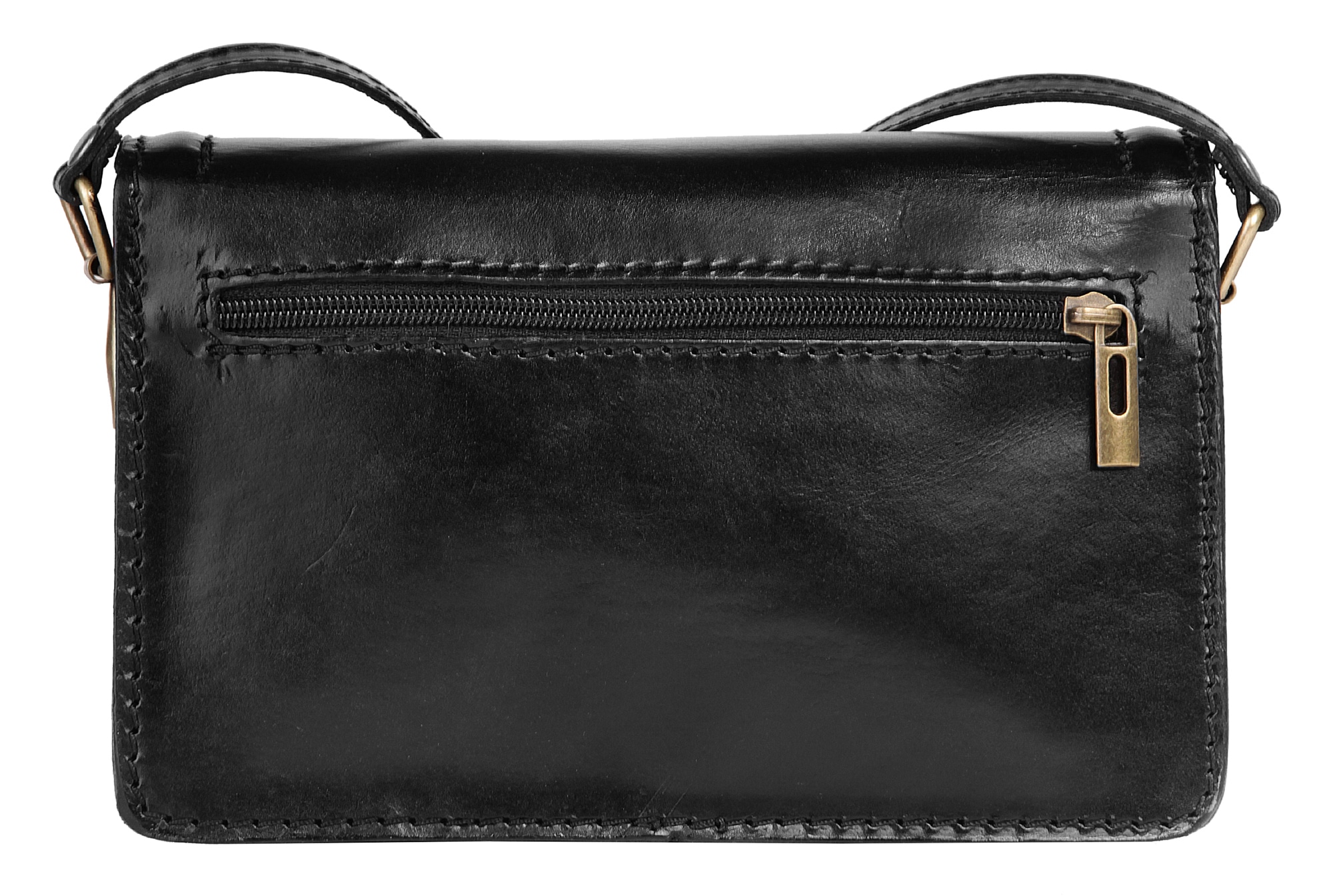 Bagan Umhängetasche echt Leder, Made in Italy