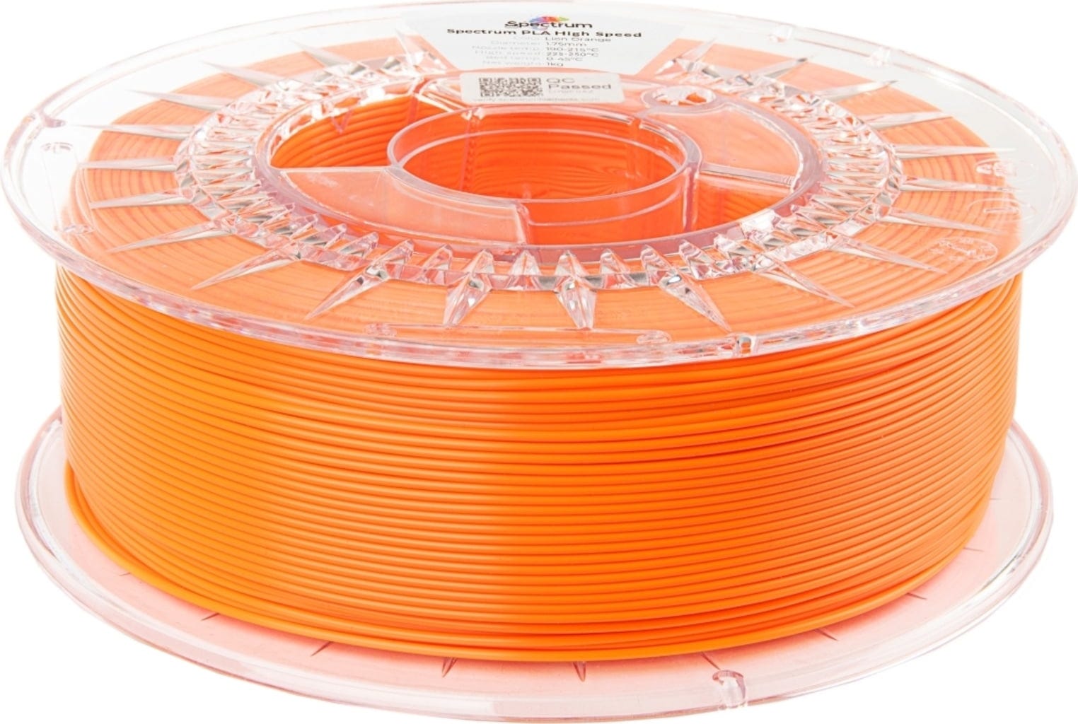 Spectrum  Premium PLA High Speed Lion Orange, 1,75 mm / 1000 g    PLA Material speziell für den Hochgeschwindigkeitsdruck
